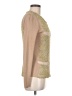 MM Couture 100% Nylon Tan Long Sleeve Top Size M - photo 4
