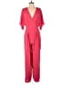 Eliza J Solid Pink Jumpsuit Size 8 - photo 1