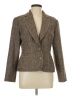 Coldwater Creek 100% Polyester Tweed Brown Blazer Size 10 - photo 1
