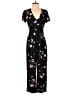 youcom Floral Black Jumpsuit Size M - photo 1