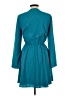 Great Jones 100% Polyester Solid Teal Casual Dress Size L - photo 2