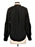 Veronica Beard 100% Silk Black Long Sleeve Silk Top Size 10 - photo 2