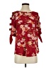 Iz Byer Red 3/4 Sleeve Blouse Size S - photo 1