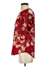 Iz Byer Red 3/4 Sleeve Blouse Size S - photo 5