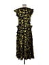 Ulla Johnson 100% Viscose Black Blue Cocktail Dress Size 8 - photo 2