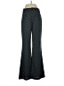 OVI 100% Polyester Chevron-herringbone Black Dress Pants Size S - photo 2