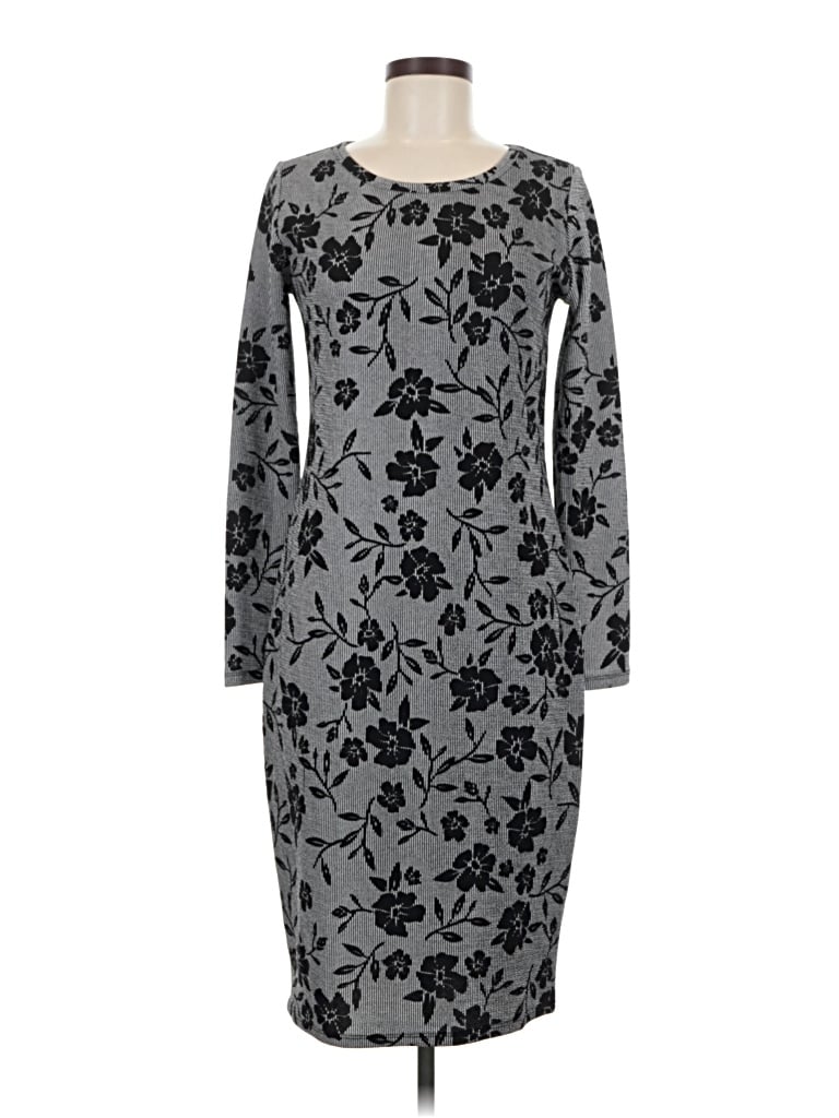 Pre-owned Lularoe Casual Dress In Gray