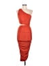 Endless Blu Orange Cocktail Dress Size M - photo 1