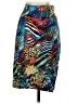 Venus Print Teal Casual Skirt Size XS - photo 2