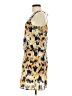 Eight Sixty 100% Polyester Print Yellow Cocktail Dress Size XS - photo 5