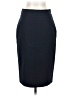 Massimo Dutti Solid Blue Wool Skirt Size 4 - photo 1