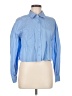 And Now This 100% Cotton Blue Long Sleeve Button-Down Shirt Size M - photo 1