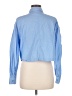 And Now This 100% Cotton Blue Long Sleeve Button-Down Shirt Size M - photo 2