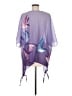 Colleen Lopez 100% Polyester Purple Short Sleeve Blouse Size M - photo 2