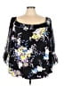 Torrid Black 3/4 Sleeve Blouse Size 4X Plus (4) - photo 1