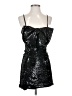 Ronny Kobo 100% Polyester Metallic Black Cocktail Dress Size S - photo 1