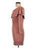 Blue Blush Solid Brown Cocktail Dress Size L - photo 5