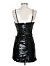 Ronny Kobo 100% Polyester Metallic Black Cocktail Dress Size S - photo 2