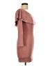 Blue Blush Solid Brown Cocktail Dress Size L - photo 4
