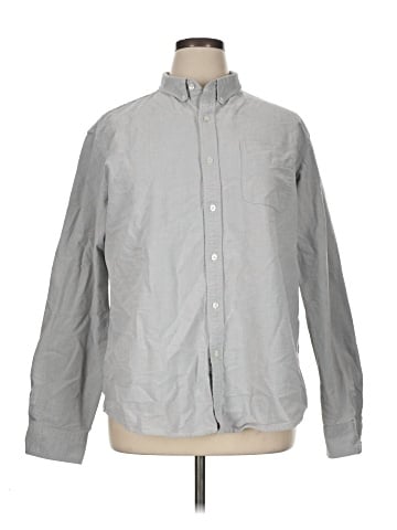 L.L.Bean Signature Long Sleeve Button-Down Shirt (view 1)