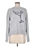 Abercrombie & Fitch Graphic Silver Pullover Sweater Size M - photo 1