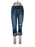 a.n.a. A New Approach Hearts Blue Jeans Size 30 waist - photo 1