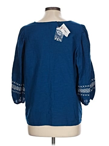 Elizabeth and James 3/4 Sleeve Blouse (view 2)