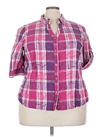 Liz & Me for Catherines Short Sleeve Blouse (view 1)