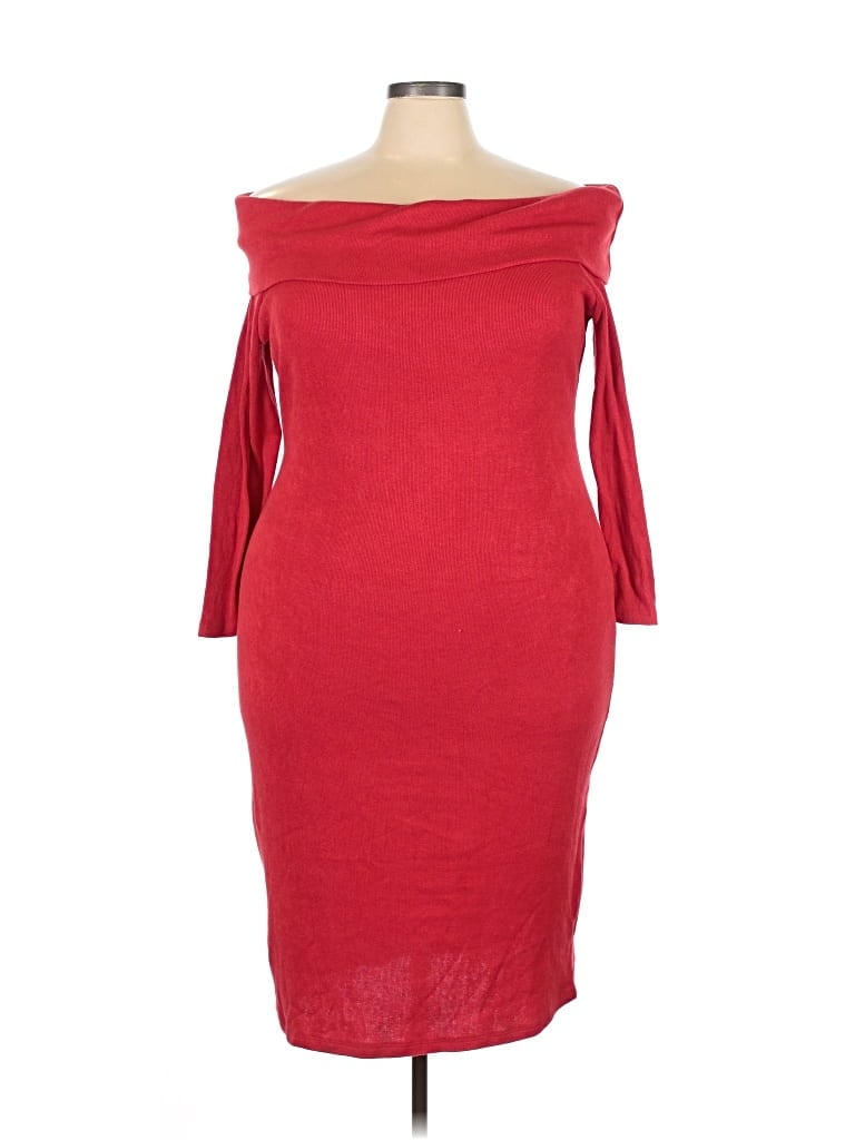Pre-owned Unique Vintage Cocktail Dress In Red