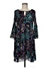 Spense Paisley Teal Casual Dress Size 8 - photo 1