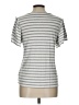 Green Envelope Stripes Silver Short Sleeve T-Shirt Size L - photo 2
