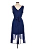 DKNY 100% Polyester Blue Cocktail Dress Size 10 - photo 2