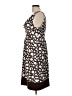 BCBGMAXAZRIA Graphic Brown Casual Dress Size L - photo 5