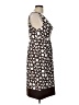 BCBGMAXAZRIA Graphic Brown Casual Dress Size L - photo 4