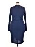 ASOS 100% Polyester Solid Blue Cocktail Dress Size 16 - photo 2