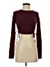 Lulus Burgundy Long Sleeve Top Size XS - photo 1