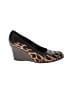 Donald J Pliner Animal Print Brown Wedges Size 8 1/2 - photo 1