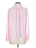 J.Crew 100% Polyester Pink Long Sleeve Blouse Size 2 - photo 2
