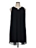 MSK 100% Polyester Solid Black Casual Dress Size 14 - photo 1