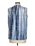 Just Living 100% Rayon Blue Sleeveless Blouse Size L - photo 2