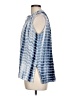 Just Living 100% Rayon Blue Sleeveless Blouse Size L - photo 5
