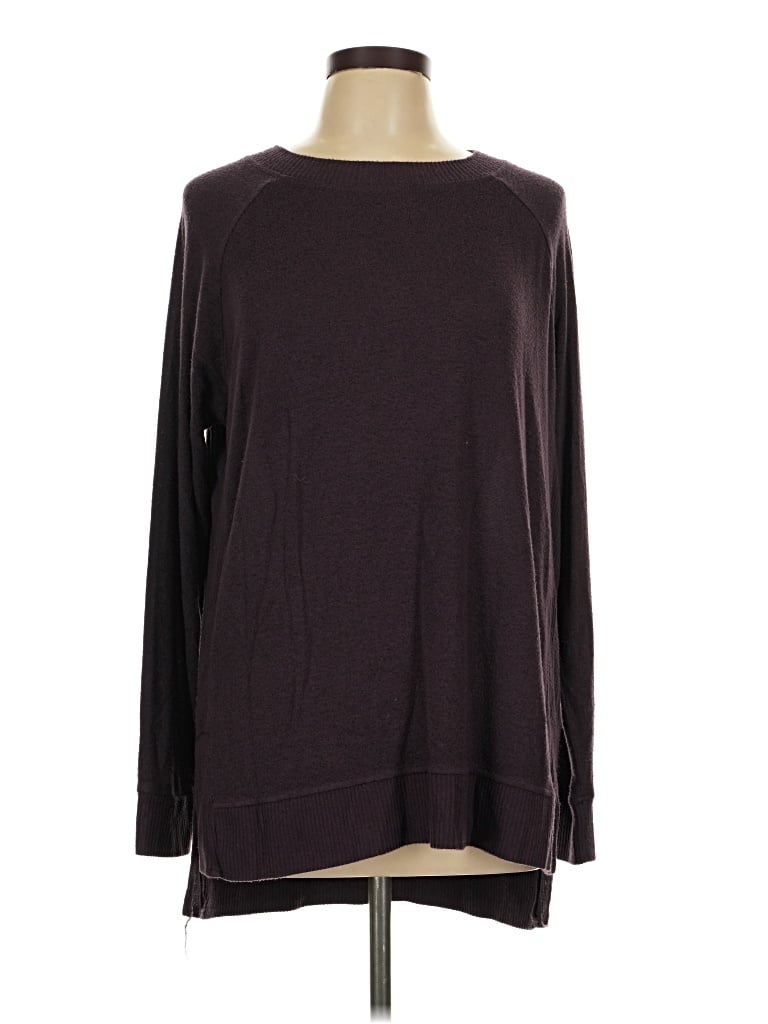 Pre-owned Market & Spruce Long Sleeve T-shirt In Burgundy