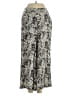 Max Studio Paisley Silver Black Casual Pants Size XS - photo 1