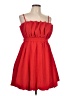 Thirty/Thirty 100% Polyester Solid Red Cocktail Dress Size L - photo 1