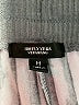 Simply Vera Vera Wang Stripes Silver Casual Pants Size M - photo 4