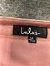 Lulus Solid Pink Burgundy Casual Skirt Size M - photo 4