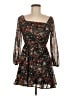 Francesca's Floral Black Cocktail Dress Size M - photo 1