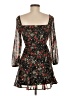 Francesca's Floral Black Cocktail Dress Size M - photo 2