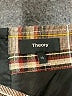 Theory 100% Virgin Wool Argyle Brown Wool Skirt Size 10 - photo 4