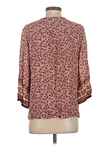 Garnet Hill 3/4 Sleeve Blouse (view 2)